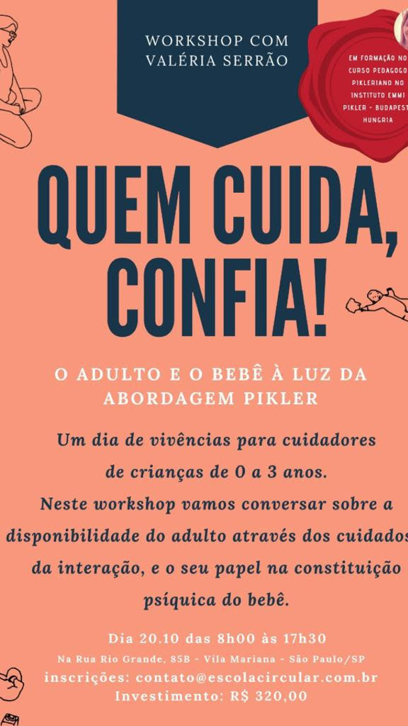 Workshop: Quem Cuida Confia