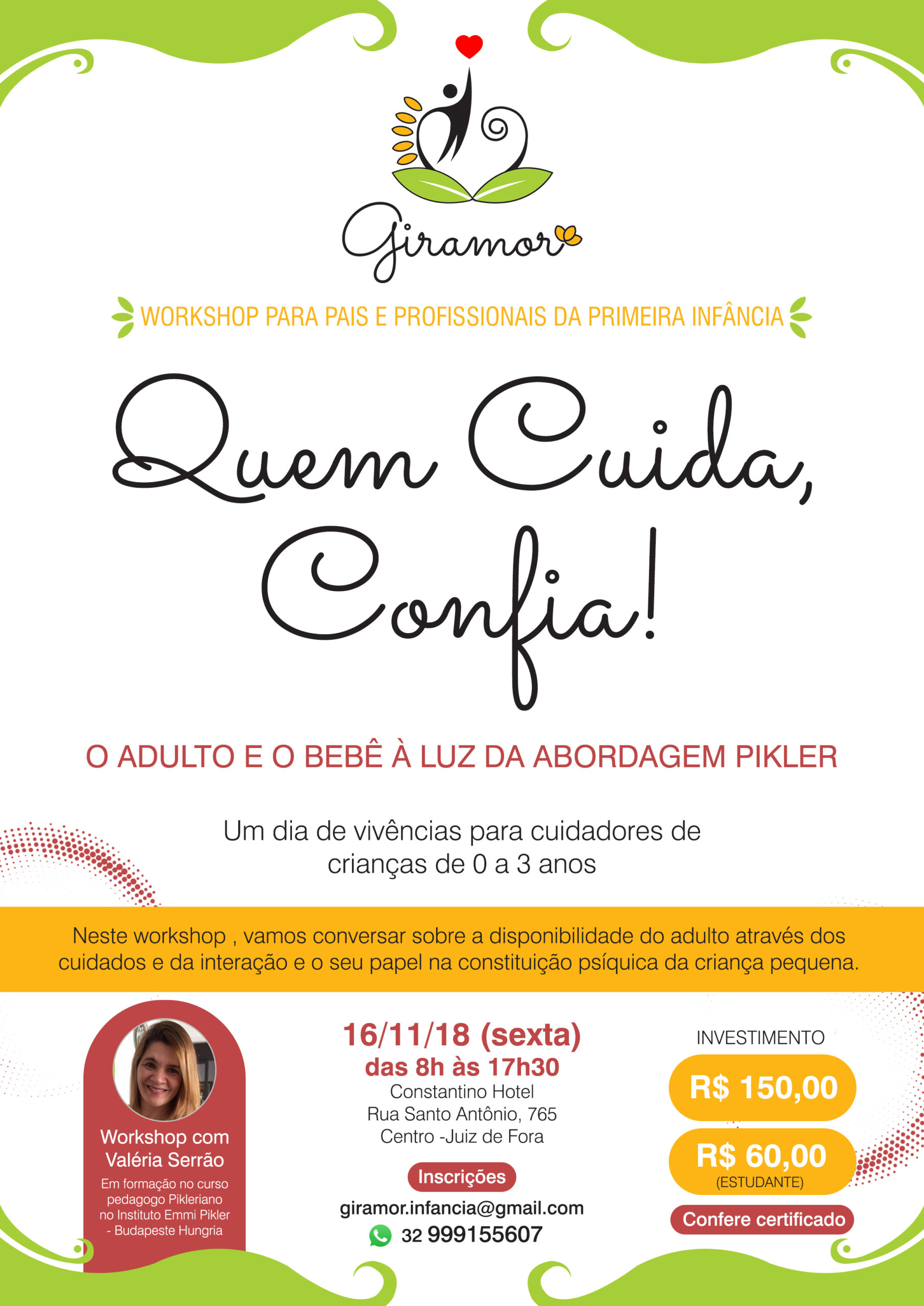 Workshop: Quem cuida, Confia!