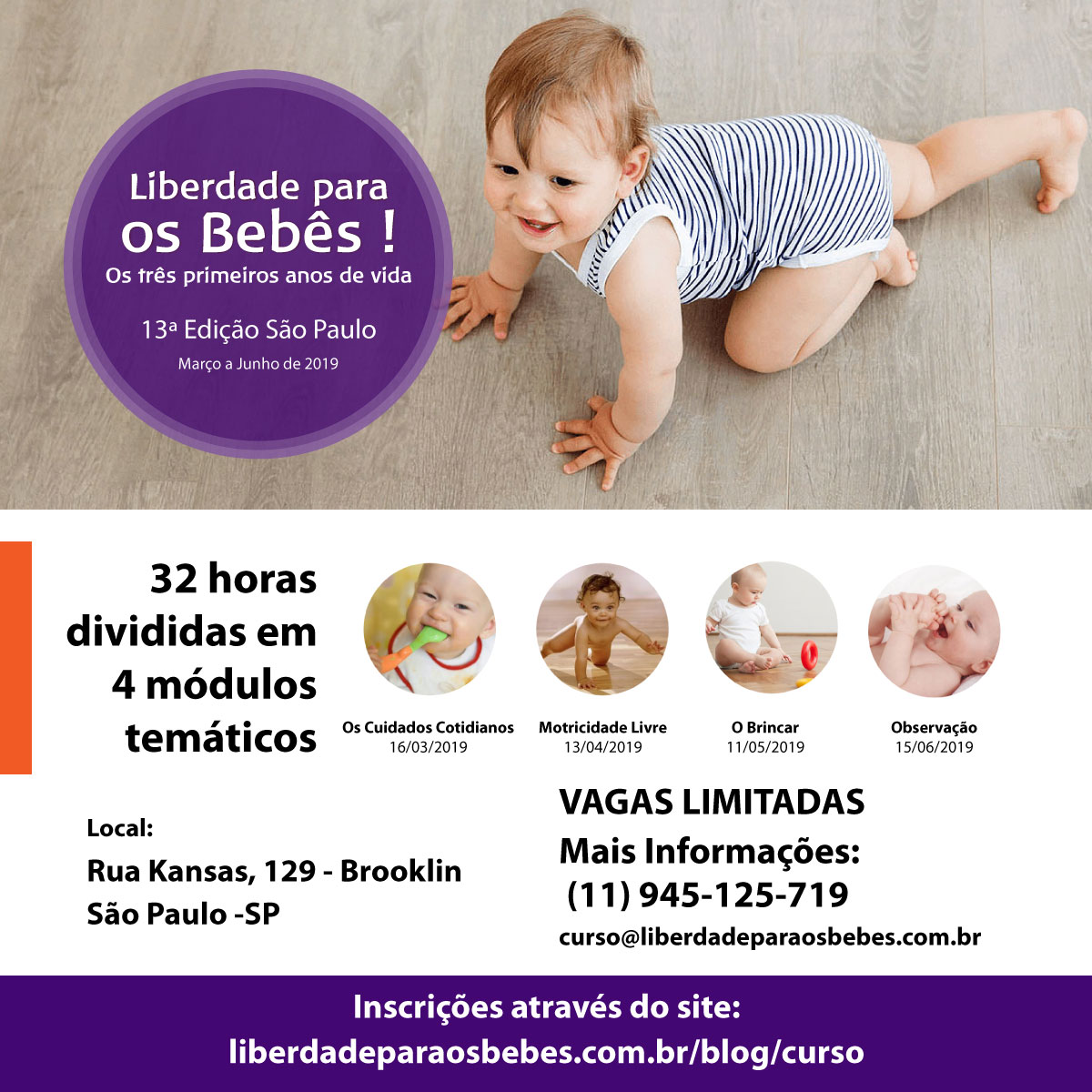 Curso Liberdade para os Bebês! – São Paulo