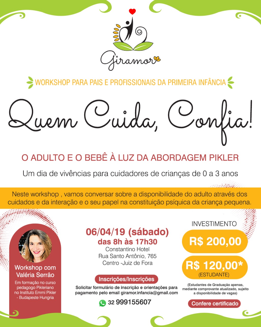 Workshop “Quem cuida, Confia!”