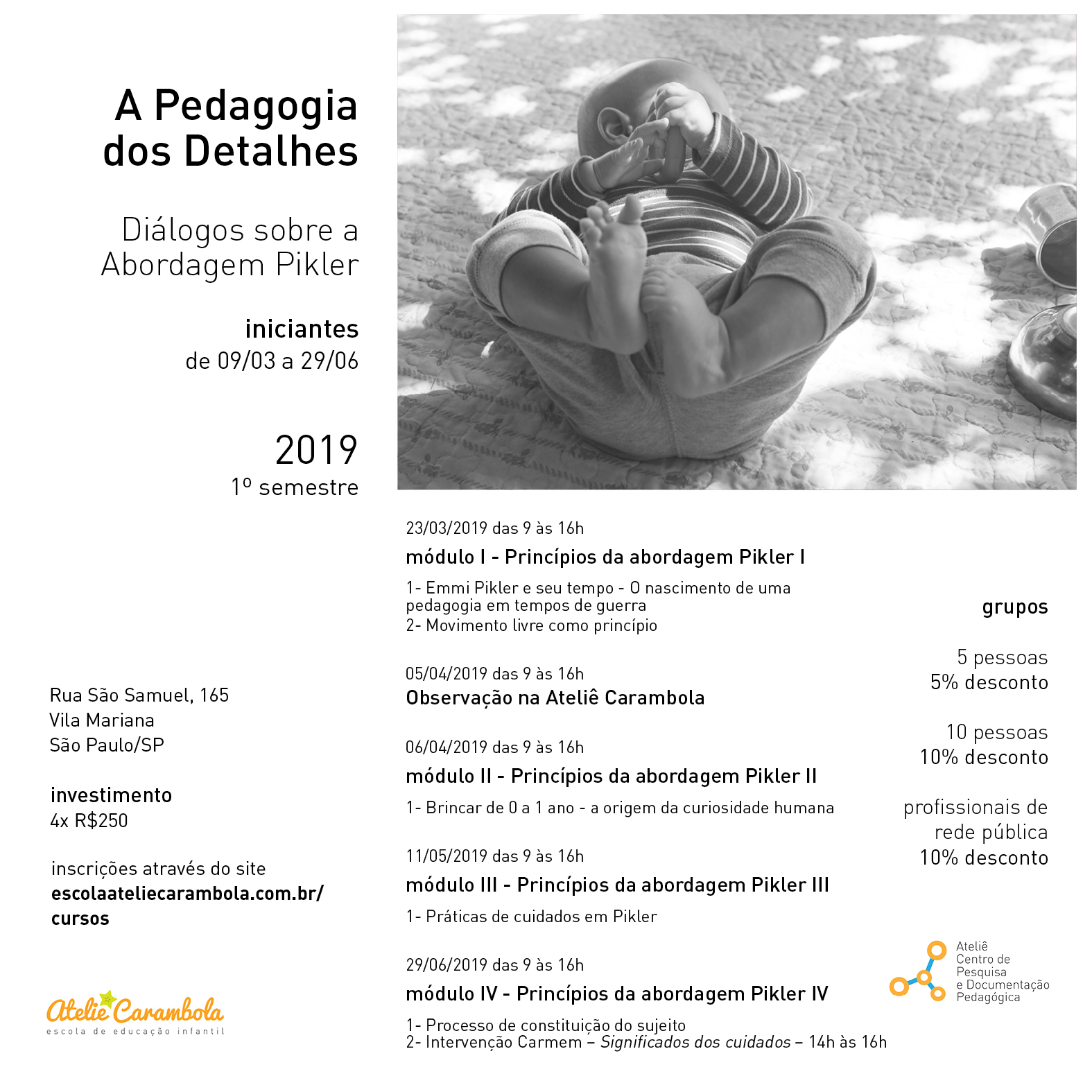 Pedagogia dos Detalhes – Iniciantes.