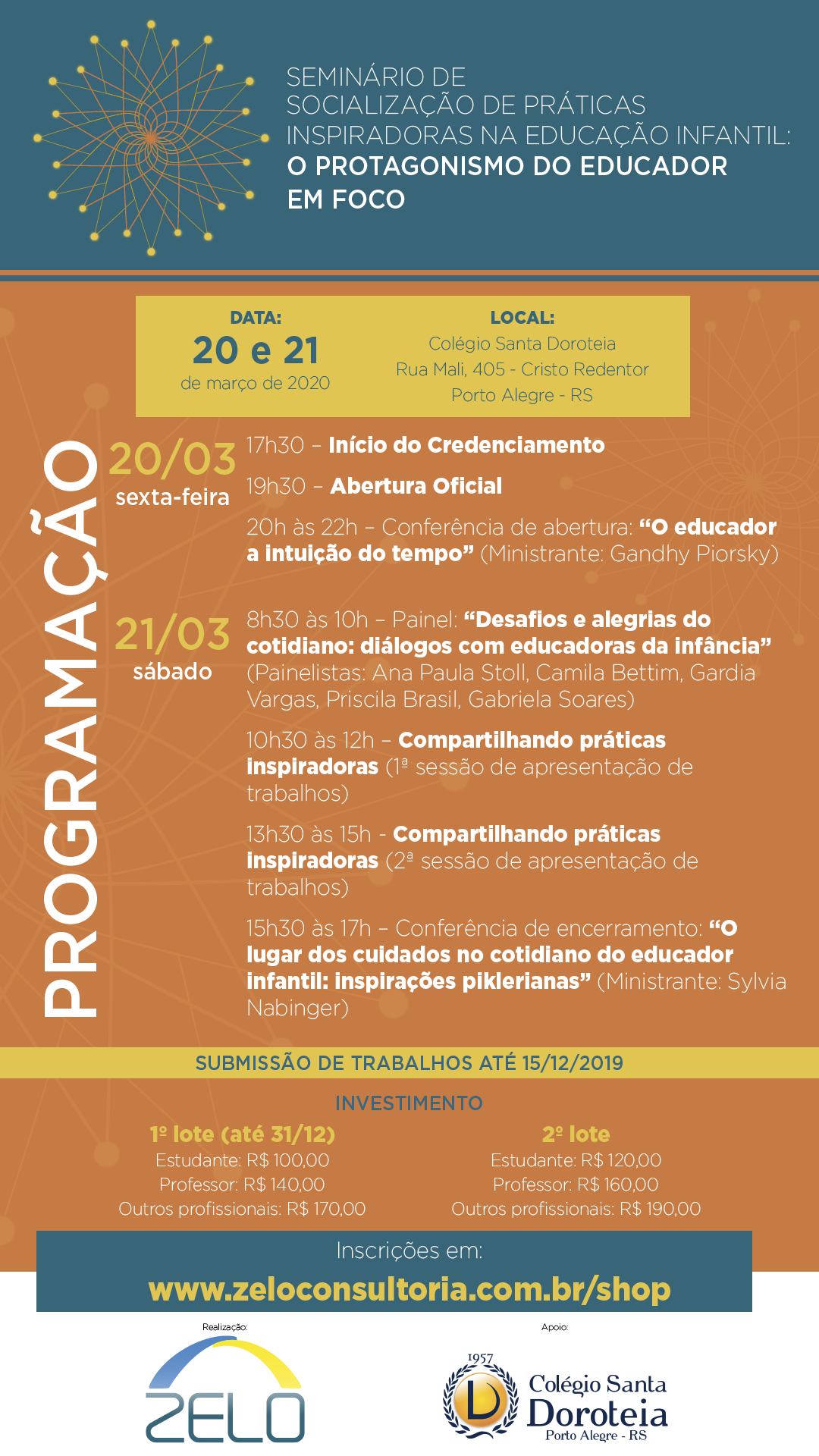 Seminário de Socialização de Práticas Inspiradoras na Educação Infantil: o protagonismo do educador em foco